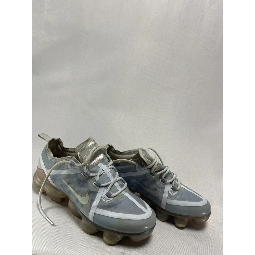 Nike Shoes Youth 7 Air VaporMax 2019 GS Sneakers Gray Round Toe AJ2617-001